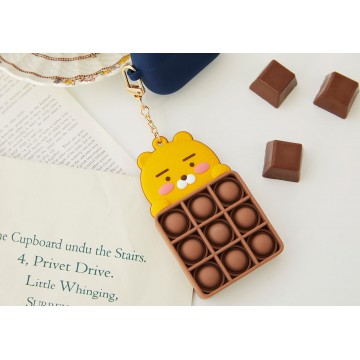 Kakao Friends - Chocolate Ryan Push Pop Keyring